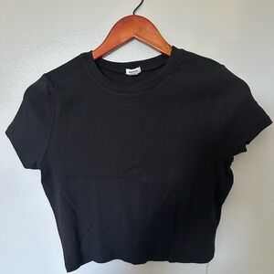 Black Women's Crop Top
